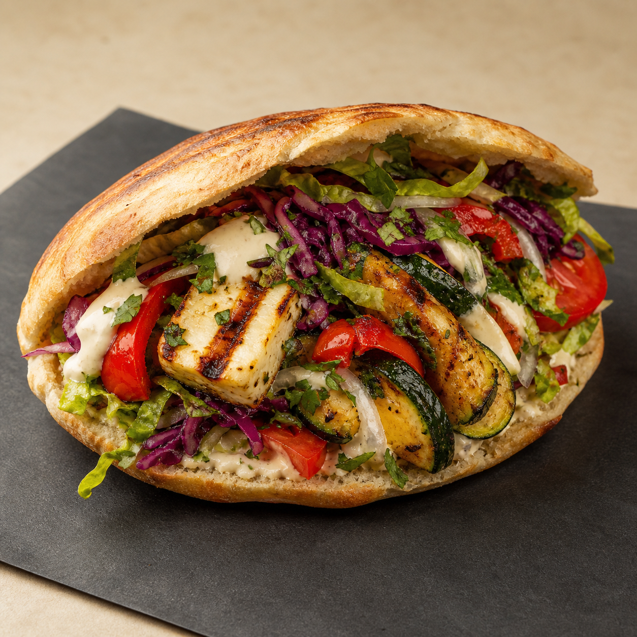 Veggie Gang Döner mit Halloumi